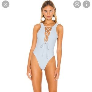 Light Blue One Piece Bathingsuit